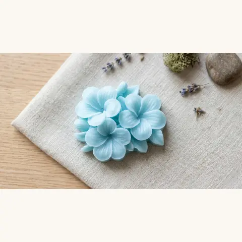 Flor de jabón artesanal botánico modelada a mano – DulNat Detalles Guanajuato